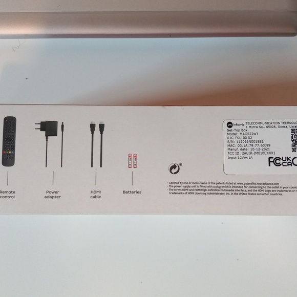 2022 Latest Genuine Mag 522 W3 v2 4K HDR, Built-in Dual Band 4G/5G 2T2R ac WiFi, - Picture 3 of 6